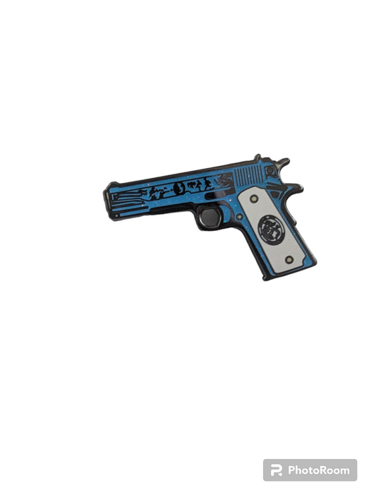 Pin gun blue