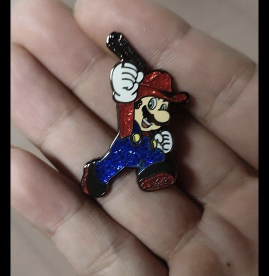 Pin Mario suela roja