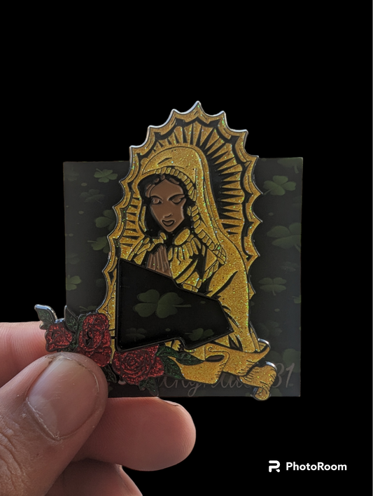 Virgen Guadalupe amarillo