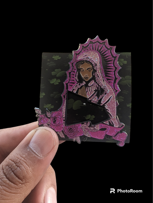 Virgen Guadalupe pink